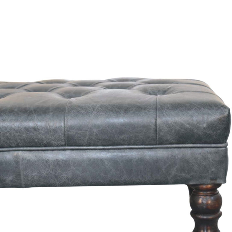 Buffalo - Ottoman With Castor Legs - R&R Furniture Gallery (Fountain Valley, CA)