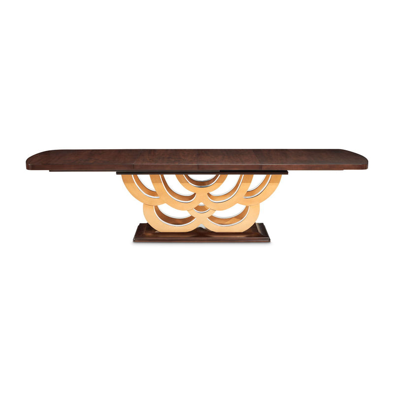 Camellia Field - Rectangular Pedestal Dining Table - R&R Furniture Gallery (Fountain Valley, CA)