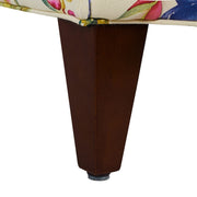 Paradise - Upholstered Arm Chair Floral Printed On Cotton - Off-White - R&R Furniture Gallery (Fountain Valley, CA)