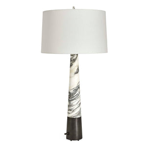 Lance - Table Lamp - Black / Bronze / White
