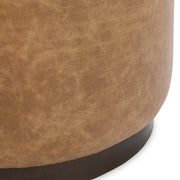Clair - Leather Round Table - R&R Furniture Gallery (Fountain Valley, CA)