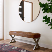 Salinger - Large Upholstered Ottoman Bench - R&R Furniture Gallery (Fountain Valley, CA)