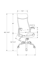 Office Chair, Adjustable Height, Swivel, Armrests, Contemporary & Modern - R&R Furniture Gallery (Fountain Valley, CA)