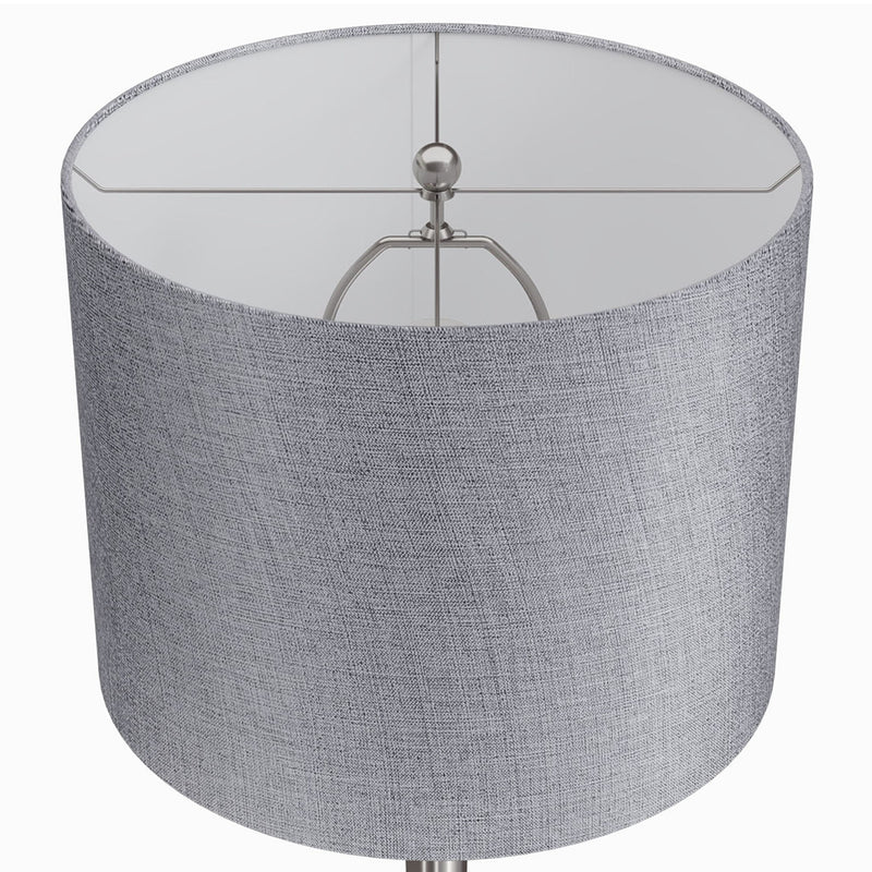Pair of Lumi Source Lenuxe contemporary semi-gloss table lamps with sleek modern design, set of two for stylish home lighting.