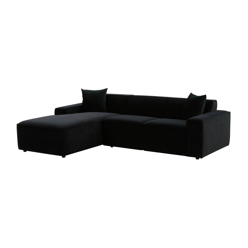 Olafur - Velvet Sectional - R&R Furniture Gallery (Fountain Valley, CA)