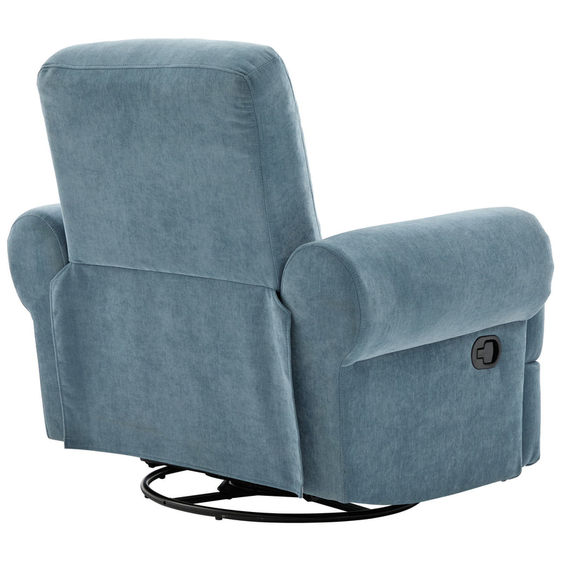 Manual Swivel Recliner Rocker Chair With Adjustable Backrest - R&R Furniture Gallery (Fountain Valley, CA)
