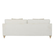 Sofa Single Reverable Cushion With 2 Pillows - Off White - R&R Furniture Gallery (Fountain Valley, CA)