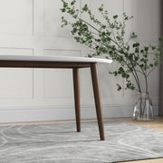 Ada - Mid-Century Modern Style Oval Dining Table - R&R Furniture Gallery (Fountain Valley, CA)