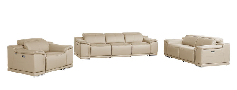 9762 - 6-Piece Modular Power Reclining Sofa, Loveseat And Chair Set With 6 Power Recliners In