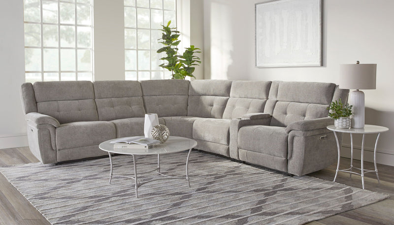 Richland - Modular Power Reclining Sectional With Power Adjustable Headrests - R&R Furniture Gallery (Fountain Valley, CA)