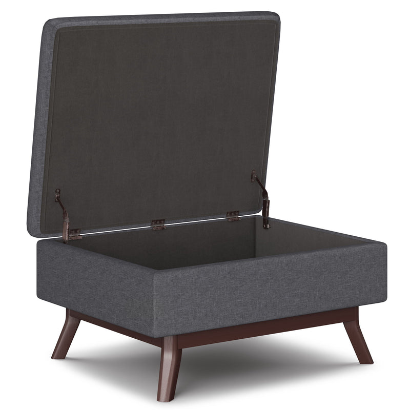 Owen - Upholstered Rectangular Storage Ottoman - R&R Furniture Gallery (Fountain Valley, CA)