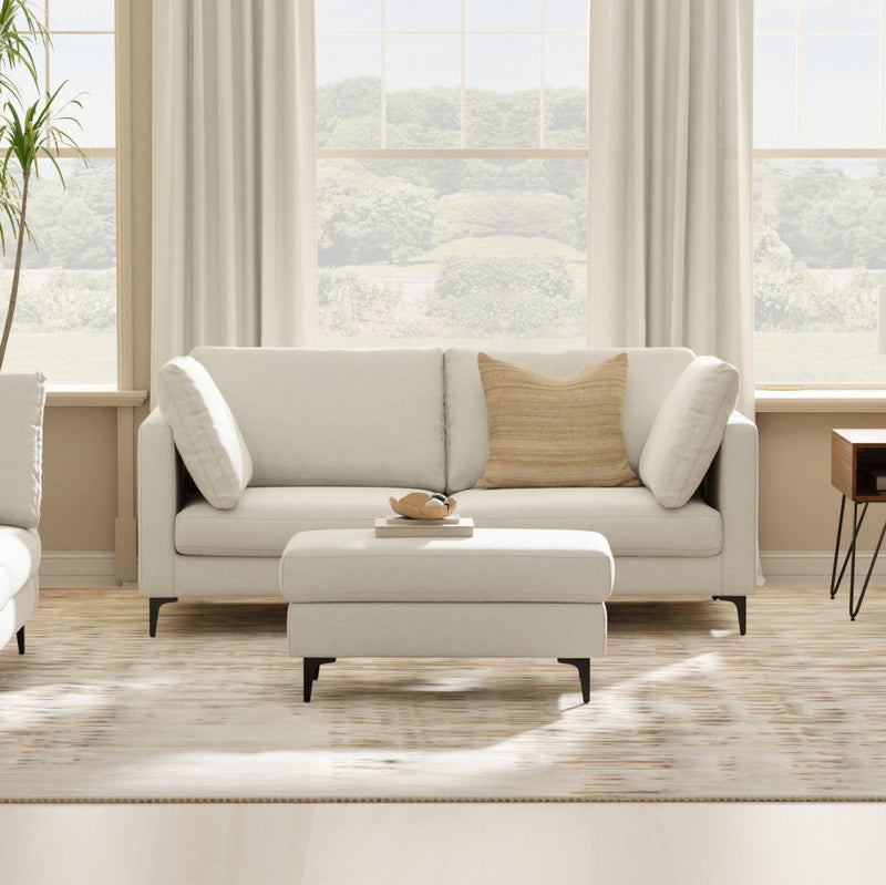 Ava - Mid Century Sofa With Ottoman Set - R&R Furniture Gallery (Fountain Valley, CA)