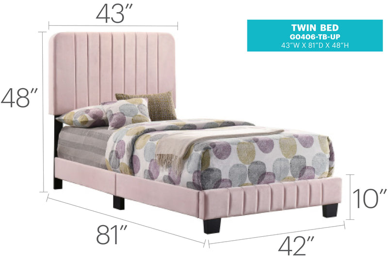 Channel Tufted Bed - R&R Furniture Gallery (Fountain Valley, CA)