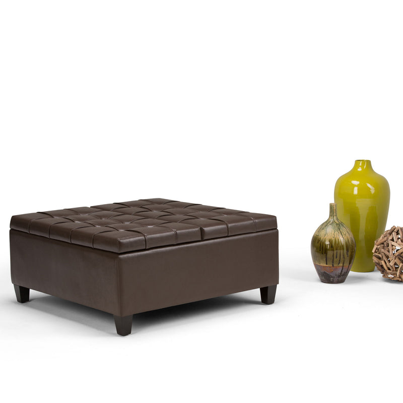 Harrison - Upholstered Coffee Table Storage Ottoman - R&R Furniture Gallery (Fountain Valley, CA)