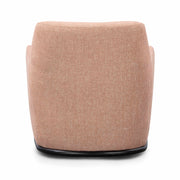 Mado - Textured Fabric Swivel Accent Chair - Peach - R&R Furniture Gallery (Fountain Valley, CA)