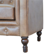 Buffalo - Chesterfield Sofa - Brown - R&R Furniture Gallery (Fountain Valley, CA)