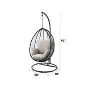 Simona - Patio Swing Chair with Stand - R&R Furniture Gallery (Fountain Valley, CA)