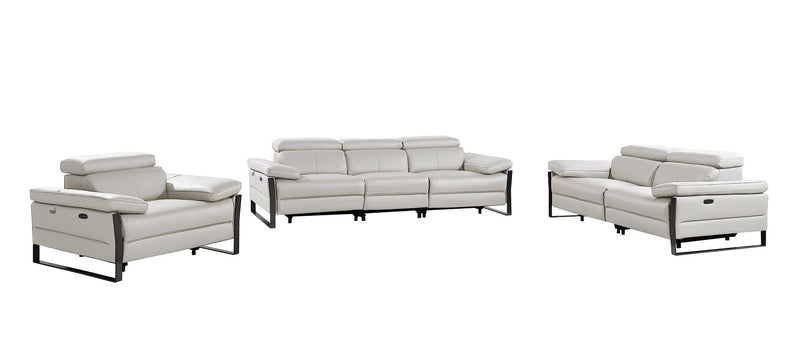 1246 - Modular Power Dual Reclining Sofa, Loveseat, And Chair Set With Power Headrests