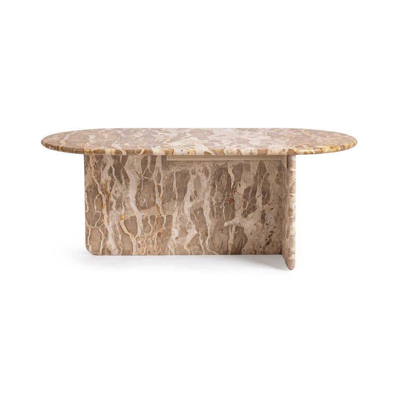 Jaylani - Oval Coffee Table - Desert Drift