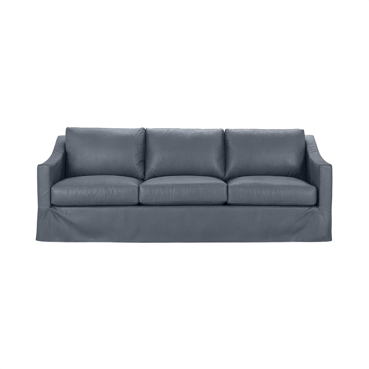 Classic Home Kipton upholstered stationary sofa with plush cushions and fabric upholstery in a cozy living room setting.