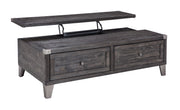 Todoe - Lift Top Cocktail Table - Dark Gray - R&R Furniture Gallery (Fountain Valley, CA)