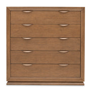 Portrait - 5-Drawer Chest With LED Lights - Sienna Brown - R&R Furniture Gallery (Fountain Valley, CA)