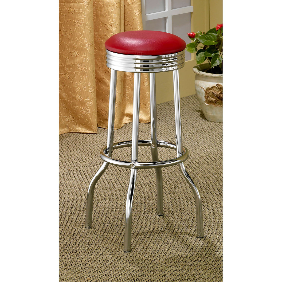 Bar Height Stool Vintage Style (Set of 2)