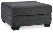 Tracling - Oversized Accent Ottoman - Slate - R&R Furniture Gallery (Fountain Valley, CA)