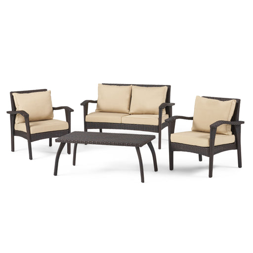 Honolulu - Wicker Set Outdoor Seating - R&R Furniture Gallery (Fountain Valley, CA)