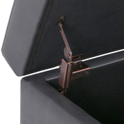 Oregon - Contemporary Storage Ottoman Bench With Tray - R&R Furniture Gallery (Fountain Valley, CA)