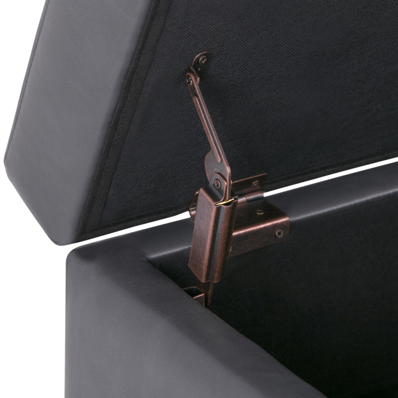 Oregon - Contemporary Storage Ottoman Bench With Tray - R&R Furniture Gallery (Fountain Valley, CA)