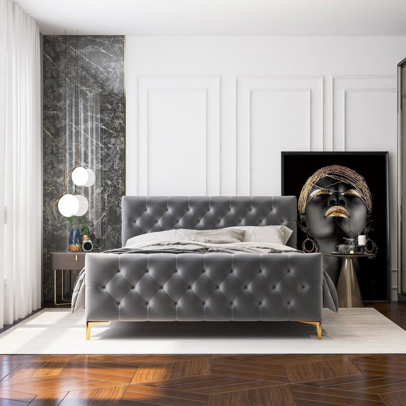 Bailey - Elegant Design Bed - R&R Furniture Gallery (Fountain Valley, CA)