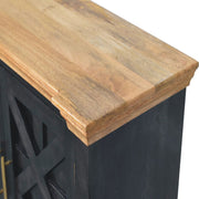 Regal - Rustic Sideboard - Black - R&R Furniture Gallery (Fountain Valley, CA)