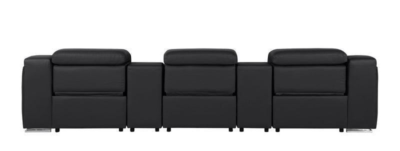 1116 - 5-Piece Modular Power Reclining Sofa In With 3 Power Recliners & Power Headrests