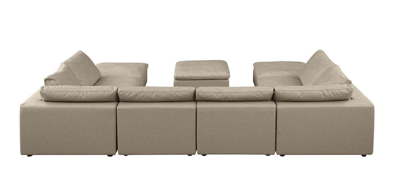 1100 - Top-Grain Italian Leather 9-Piece Sectional With Chaise