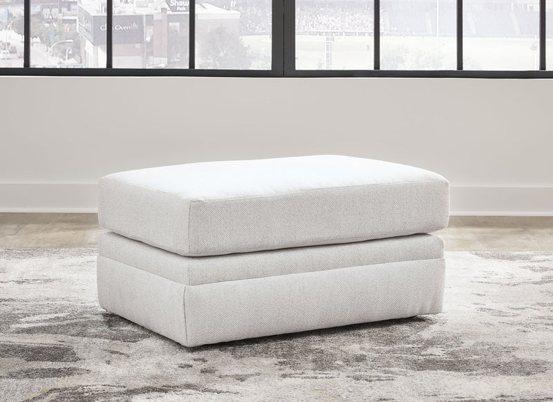 Maitelynn - Ottoman - Chalk - R&R Furniture Gallery (Fountain Valley, CA)