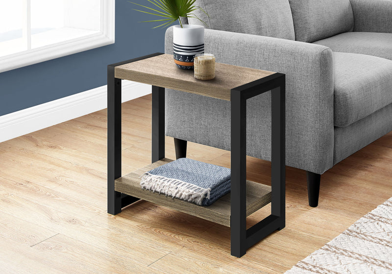 Accent Side Table, Narrow, Small, 2 Tier, Contemporary And Modern - R&R Furniture Gallery (Fountain Valley, CA)
