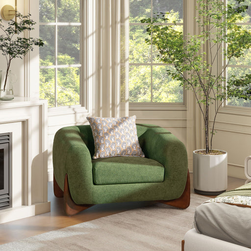 Alpine - Sherpa Arm Chair - R&R Furniture Gallery (Fountain Valley, CA)