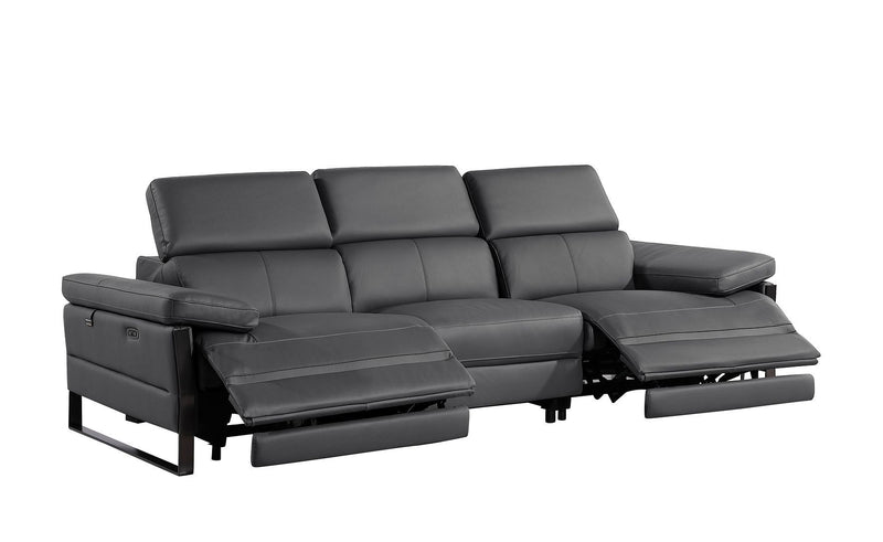 1246 - Modular Power Dual Reclining Sofa, Console Loveseat, And Chair Set With Power Headrests