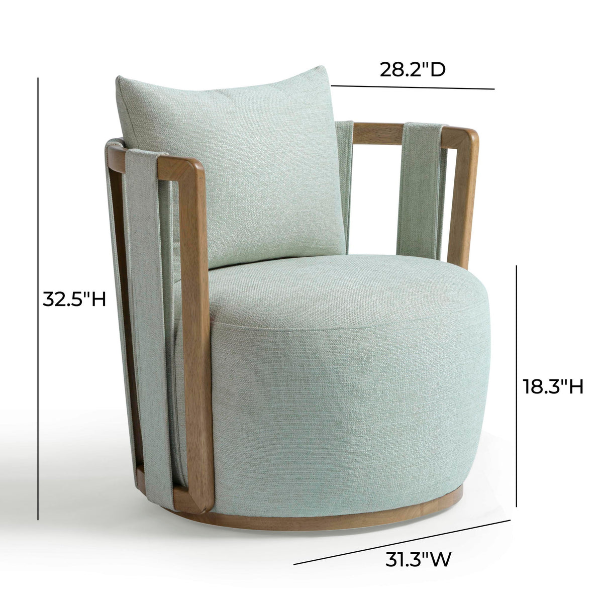 Paolo - Swivel Chair - R&R Furniture Gallery (Fountain Valley, CA)