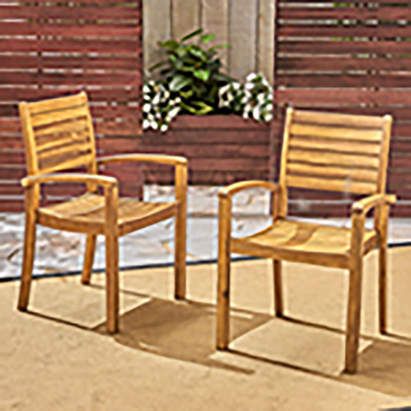 Outdoor Dining Chair, Stacking Design For Patio - R&R Furniture Gallery (Fountain Valley, CA)
