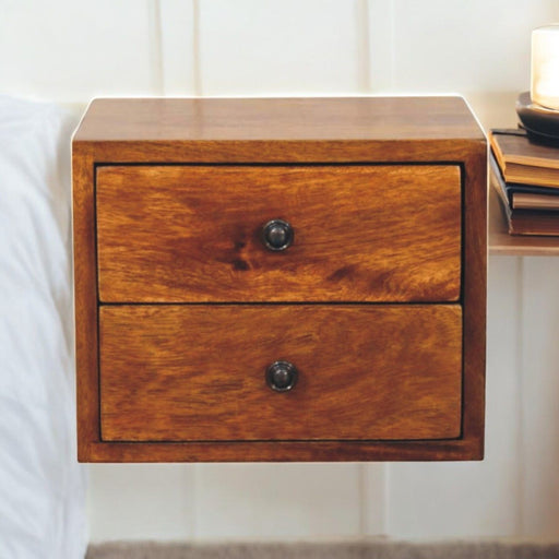 Solis - 1 Drawer Wall Mounted Nightstand - R&R Furniture Gallery (Fountain Valley, CA)