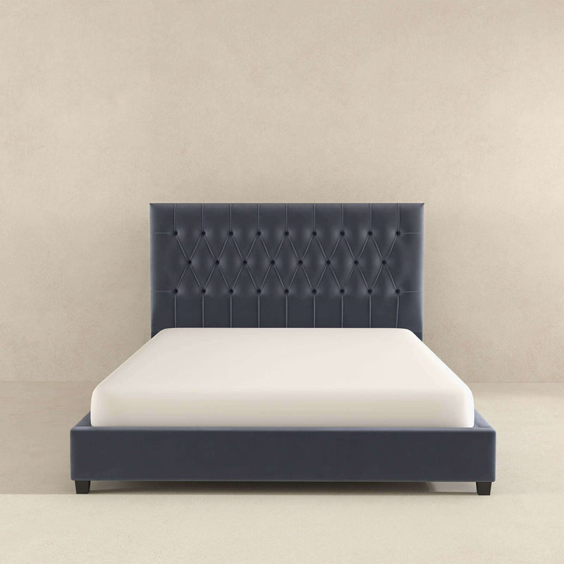 Donald - Mid-Century Modern Upholstered Platform Bed - R&R Furniture Gallery (Fountain Valley, CA)