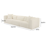 Tarra - Fluffy Oversized Corduroy Modular Sofa - R&R Furniture Gallery (Fountain Valley, CA)