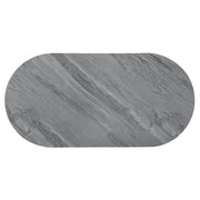 Yukino - Coffee Table - Gray High Gloss & Chrome - R&R Furniture Gallery (Fountain Valley, CA)