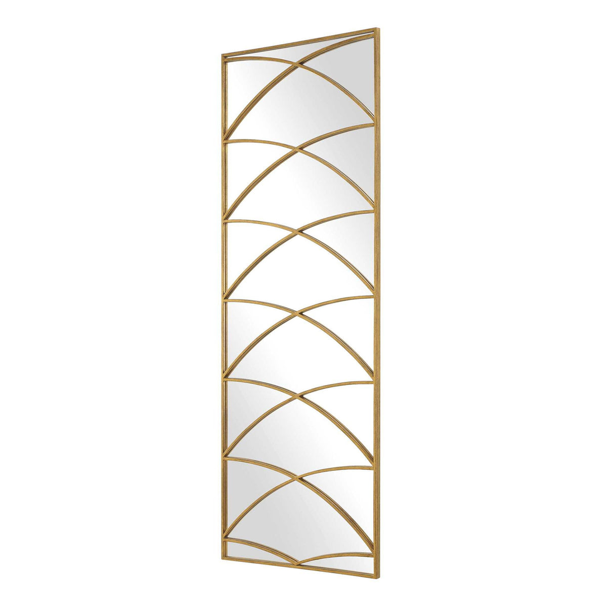 Crossed Up - Full Length Mirror - Gold