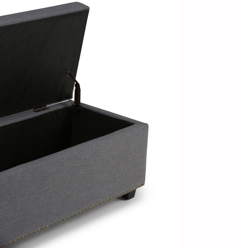 Hamilton - Upholstered Storage Ottoman - R&R Furniture Gallery (Fountain Valley, CA)