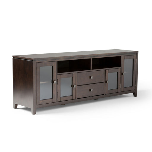 Cosmopolitan - Wide TV Media Stand - Mahogany Brown - R&R Furniture Gallery (Fountain Valley, CA)
