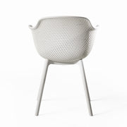 Set of two Noble House Lotus chairs with modern design, featuring sleek frames and comfortable seating.