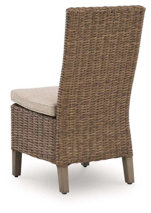 Laguna Heights - Side Chair With Cushion (Set of 2) - Beige - R&R Furniture Gallery (Fountain Valley, CA)